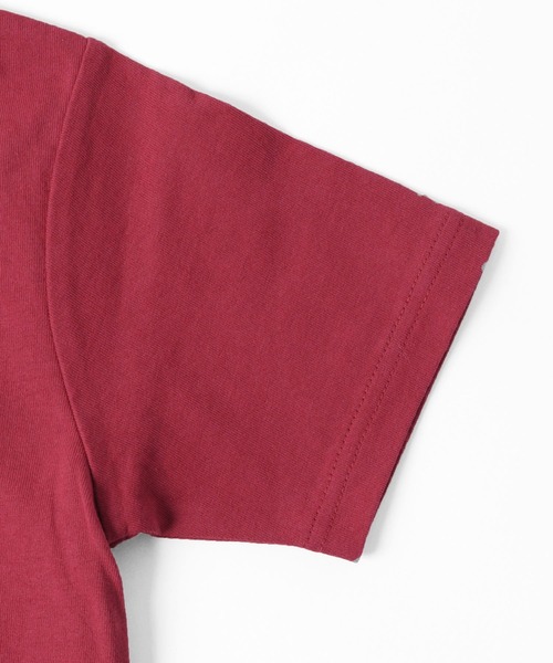 GLAZOS（グラソス）の「OE天竺・縦ロゴプリント半袖Tシャツ（Tシャツ/カットソー・キッズ・ホワイト/ブラック/レッド・130cm/150cm/170cm/140cm/160cm）」の9枚目の写真