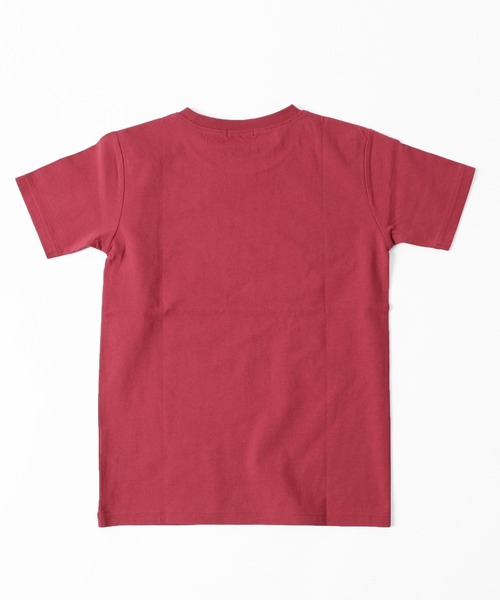 GLAZOS（グラソス）の「OE天竺・縦ロゴプリント半袖Tシャツ（Tシャツ/カットソー・キッズ・ホワイト/ブラック/レッド・130cm/150cm/170cm/140cm/160cm）」の5枚目の写真