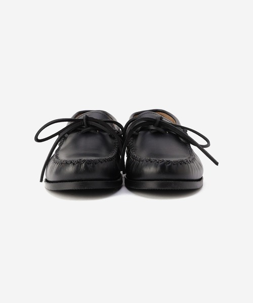 YUKETEN（ユケテン）の「YUKETEN | CANOE MOC モカシンシューズ MEN（モカシン/デッキシューズ・メンズ・ブラック・8/9/8h）」の5枚目の写真