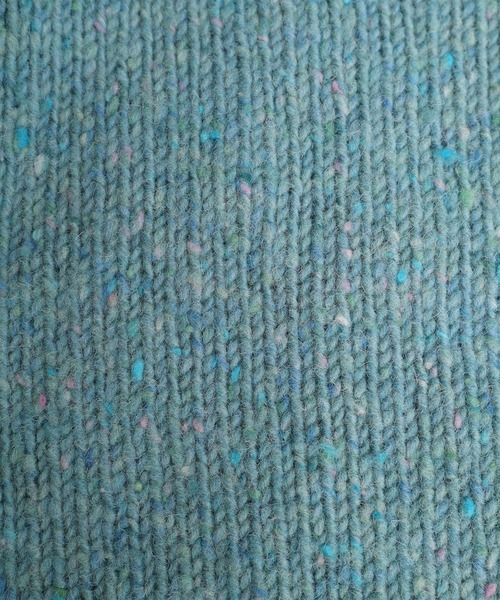 CHILD WOMAN（チャイルドウーマン）の「キルカラツイード ショートクルーカーディガン（ニット/セーター・レディース・イエロー/グリーン/サックスブルー/ピンク/ダークブラウン・FREE）」の18枚目の写真