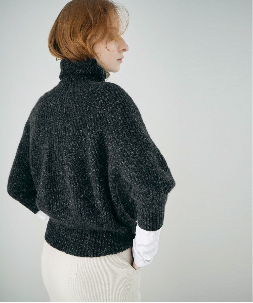 And A(アンドエー)の「unfil アンフィル / royal baby alpaca ribbed-knit turtleneck sweater ロイヤルベビーアルパカ リブニット タートルネックセーター / WWFL-UW129(ニット/セーター・レディース・オフホワイト/ダークブラウン・1)」の16枚目の写真