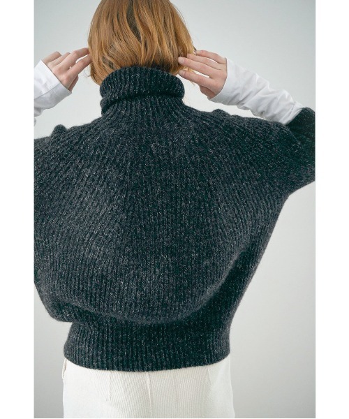 And A(アンドエー)の「unfil アンフィル / royal baby alpaca ribbed-knit turtleneck sweater ロイヤルベビーアルパカ リブニット タートルネックセーター / WWFL-UW129(ニット/セーター・レディース・オフホワイト/ダークブラウン・1)」の15枚目の写真