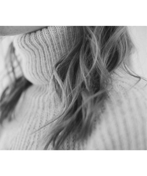 And A(アンドエー)の「unfil アンフィル / royal baby alpaca ribbed-knit turtleneck sweater ロイヤルベビーアルパカ リブニット タートルネックセーター / WWFL-UW129(ニット/セーター・レディース・オフホワイト/ダークブラウン・1)」の18枚目の写真