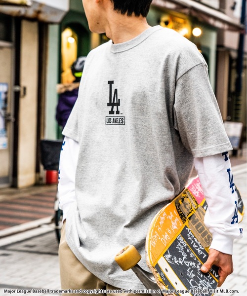 MLB】ロゴプリントTシャツ BACK TO THE FIELD│SPIRALGIRL