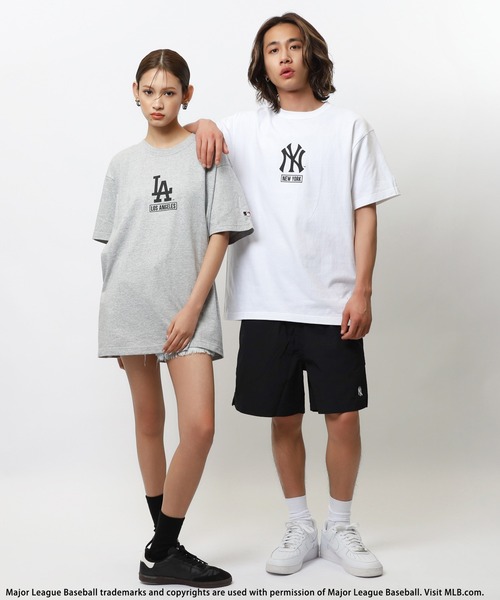 MLB】ロゴプリントTシャツ BACK TO THE FIELD│SPIRALGIRL