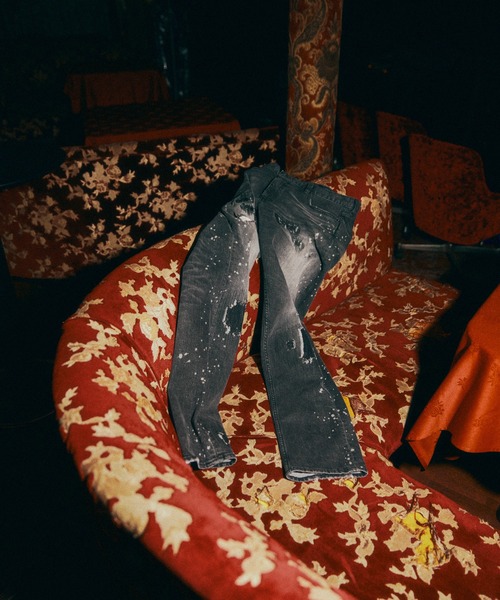 RE: Number (N)ine（リナンバーナイン）の「【RE: Number (N)ine】VINTAGE CLASH SLIM TAPERED DENIM PANTS（デニムパンツ・メンズ・ブラック/インディゴブルー・2/4/3）」の13枚目の写真