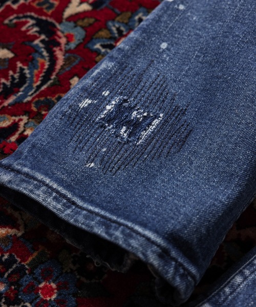 RE: Number (N)ine】VINTAGE CLASH SLIM TAPERED DENIM PANTS