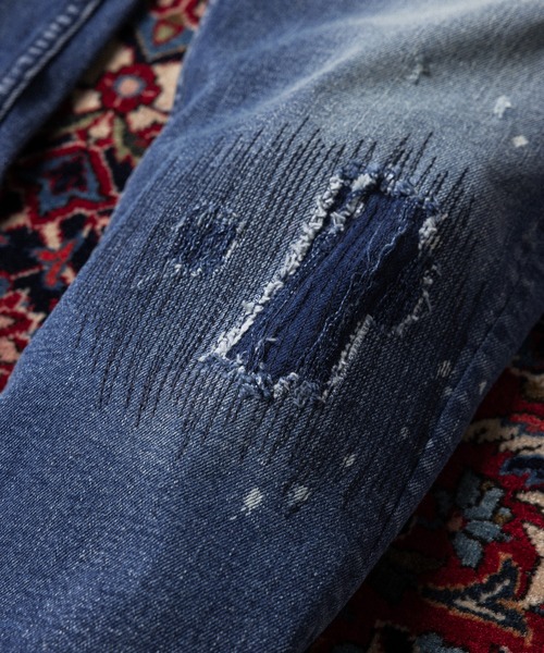 ナンバーナイン VINTAGE CLASH SLIM TAPERED DENIM RE: Number (N)ine】VINTAGE CLASH SLIM TAPERED DENIM PANTS