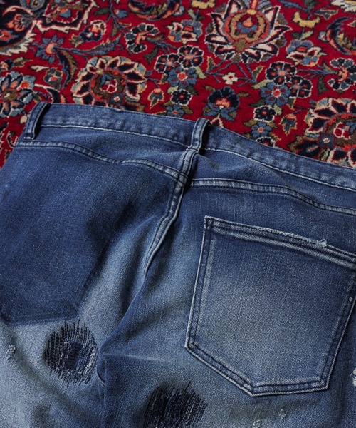 RE: Number (N)ine】VINTAGE CLASH SLIM TAPERED DENIM PANTS（デニム