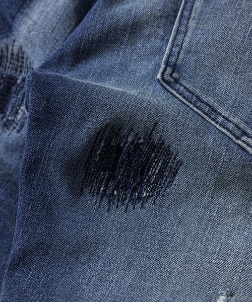 RE: Number (N)ine】VINTAGE CLASH SLIM TAPERED DENIM PANTS