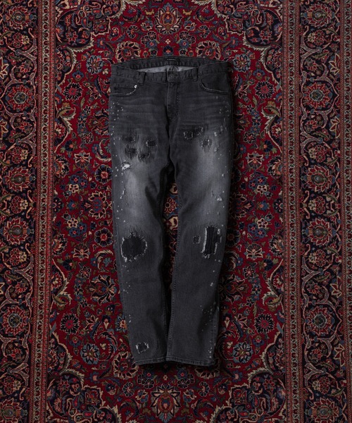 RE: Number (N)ine】VINTAGE CLASH SLIM TAPERED DENIM PANTS（デニム