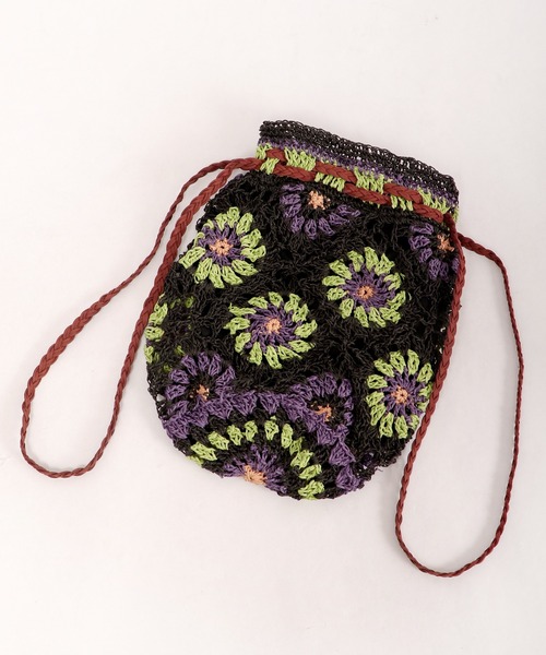 セール Sense Of Grace レトロな花柄巾着バッグ ショルダーバッグ Sense Of Grace センスオブグレース のファッション通販 Zozotown