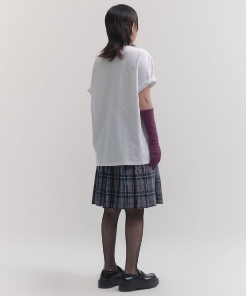 NICE GHOST CLUB(ナイスゴーストクラブ)の「『NICE GHOST CLUB/ナイスゴーストクラブ』NUMBER TRACING DRAWING TEE/フロントグラフィック 半袖Tシャツ(Tシャツ/カットソー・レディース・ホワイト/ブラック/ネイビー・M/L)」の13枚目の写真