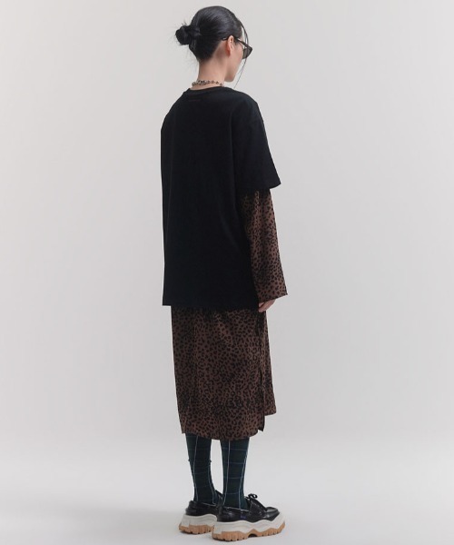 NICE GHOST CLUB(ナイスゴーストクラブ)の「『NICE GHOST CLUB/ナイスゴーストクラブ』NUMBER TRACING DRAWING TEE/フロントグラフィック 半袖Tシャツ(Tシャツ/カットソー・レディース・ホワイト/ブラック/ネイビー・M/L)」の16枚目の写真