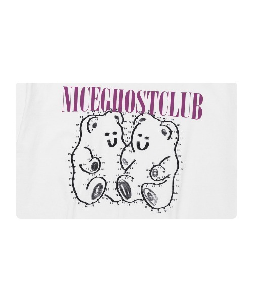 NICE GHOST CLUB(ナイスゴーストクラブ)の「『NICE GHOST CLUB/ナイスゴーストクラブ』NUMBER TRACING DRAWING TEE/フロントグラフィック 半袖Tシャツ(Tシャツ/カットソー・レディース・ホワイト/ブラック/ネイビー・M/L)」の20枚目の写真