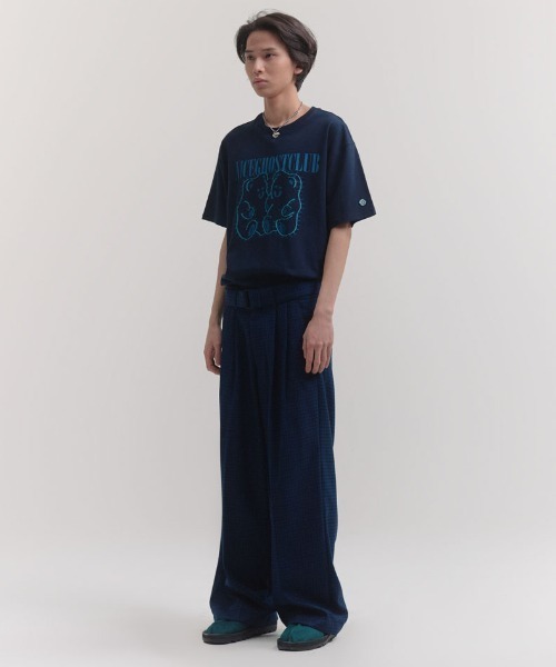 NICE GHOST CLUB(ナイスゴーストクラブ)の「『NICE GHOST CLUB/ナイスゴーストクラブ』NUMBER TRACING DRAWING TEE/フロントグラフィック 半袖Tシャツ(Tシャツ/カットソー・レディース・ホワイト/ブラック/ネイビー・M/L)」の14枚目の写真