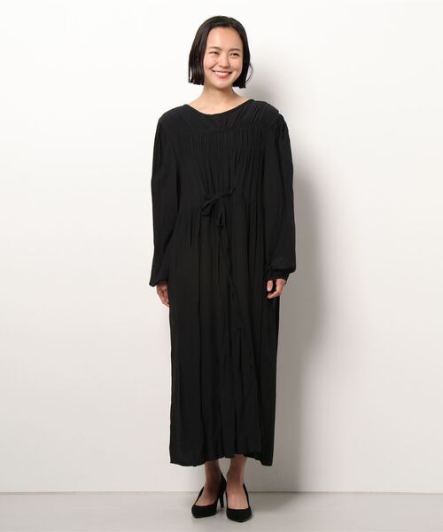 Airy gather maxi ワンピース