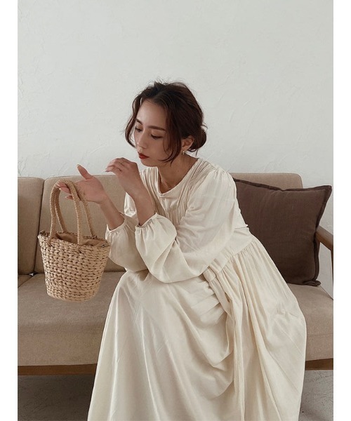 Airy gather maxi ワンピース