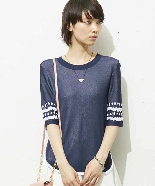 TOGA(トーガ)の「■別注■ TOGA×MIDWEST トライアングルネックレスS(ネックレス・レディース・ブラック/ネイビー/グリーン/ホワイト・FREE)」の15枚目の写真