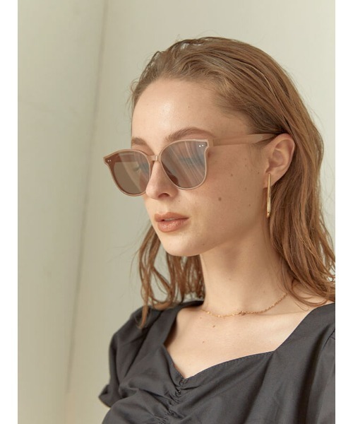 ACYM（アシーム）の「Big flame color サングラス（サングラス・レディース・ブラック/モカ・FREE）」の3枚目の写真