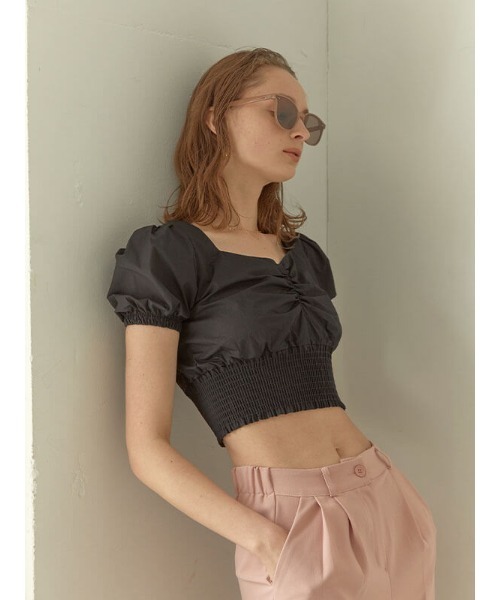 ACYM（アシーム）の「Big flame color サングラス（サングラス・レディース・ブラック/モカ・FREE）」の4枚目の写真