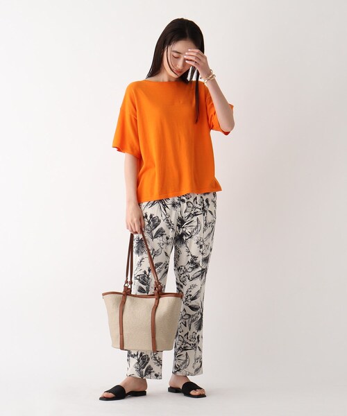 OPAQUE.CLIP（オペークドットクリップ）の「◆ブレードバスケットビッグトートバッグ（トートバッグ・レディース・ブラック/ベージュ・00）」の13枚目の写真