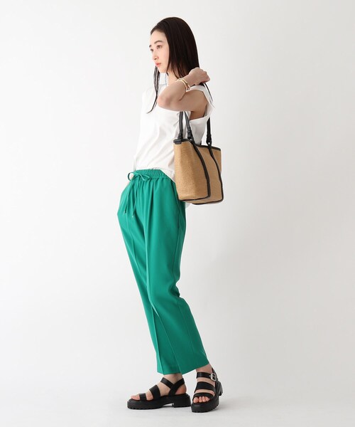 OPAQUE.CLIP（オペークドットクリップ）の「◆ブレードバスケットビッグトートバッグ（トートバッグ・レディース・ブラック/ベージュ・00）」の15枚目の写真