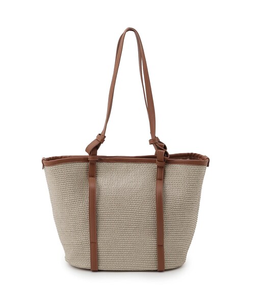OPAQUE.CLIP（オペークドットクリップ）の「◆ブレードバスケットビッグトートバッグ（トートバッグ・レディース・ブラック/ベージュ・00）」の19枚目の写真