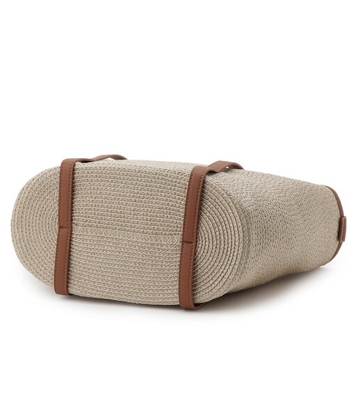 OPAQUE.CLIP（オペークドットクリップ）の「◆ブレードバスケットビッグトートバッグ（トートバッグ・レディース・ブラック/ベージュ・00）」の22枚目の写真