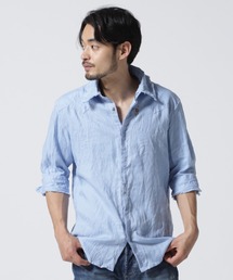 FranCisT_MOR.K.S. | FranCisT_MOR.K.S./フランシストモークス/5分袖 麻シャツ(シャツ/ブラウス)