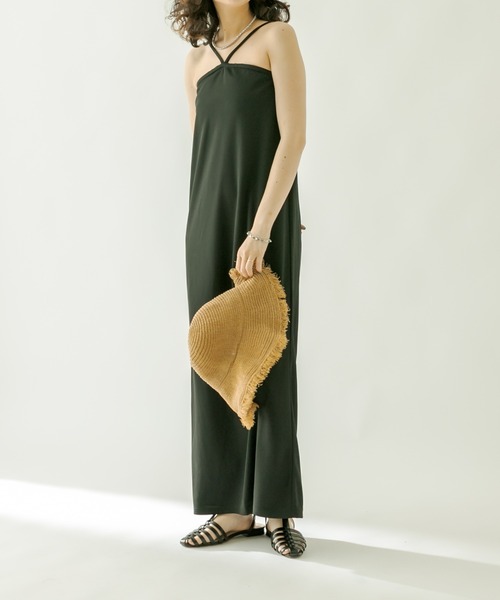 mystic（ミスティック）の「Vキャミワンピース（ワンピース・レディース・オフホワイト/ブラック/ブルー・1/2）」の21枚目の写真