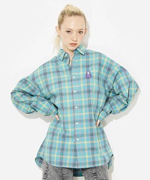 X-girl | PLAID FACE EMBOROIDERY SHIRT(シャツ/ブラウス)