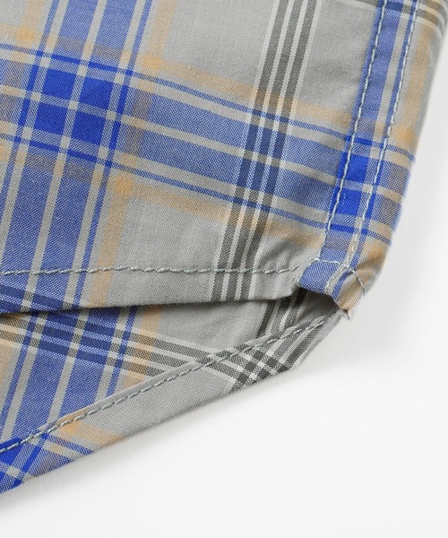 X-girl(エックスガール)の「PLAID FACE EMBOROIDERY SHIRT(シャツ/ブラウス・レディース・ベージュ/グレー/ブルー・S/M)」の13枚目の写真