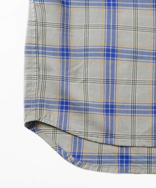 X-girl(エックスガール)の「PLAID FACE EMBOROIDERY SHIRT(シャツ/ブラウス・レディース・ベージュ/グレー/ブルー・S/M)」の15枚目の写真