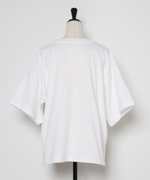 Bonjour Sagan(ボンジュールサガン)の「DEMUREプリントTシャツ(Tシャツ/カットソー・レディース・ホワイト/ベージュ・FREE)」の12枚目の写真