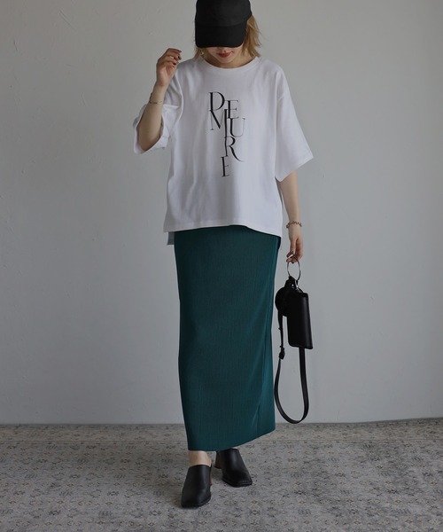 Bonjour Sagan(ボンジュールサガン)の「DEMUREプリントTシャツ(Tシャツ/カットソー・レディース・ホワイト/ベージュ・FREE)」の19枚目の写真
