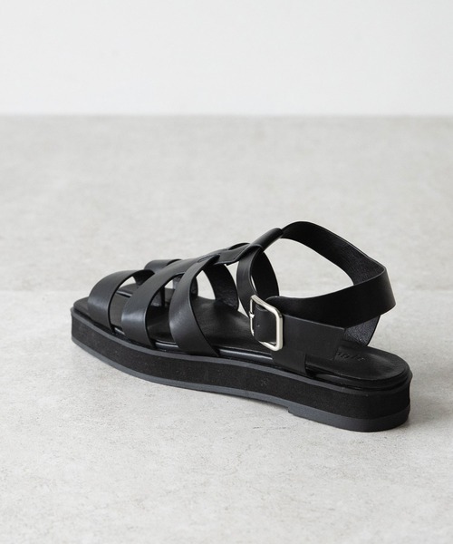 rectangle（レクタングル）の「足袋グルカサンダル（サンダル・レディース・ブラック/アイボリー・MEDIUM/LARGE/SMALL）」の15枚目の写真