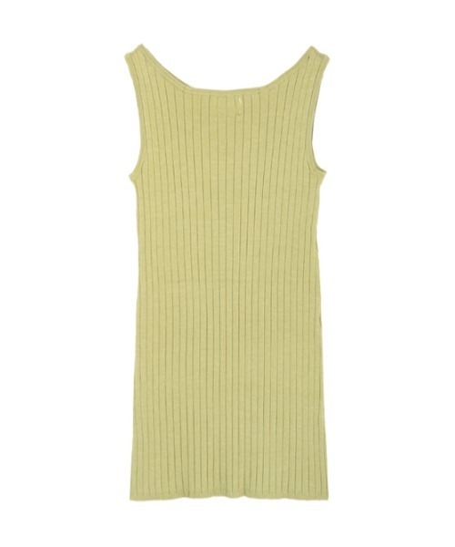 AMAIL（アマイル）の「Good style rib cafeset（タンクトップ・レディース・ベージュ/ライム・FREE）」の16枚目の写真