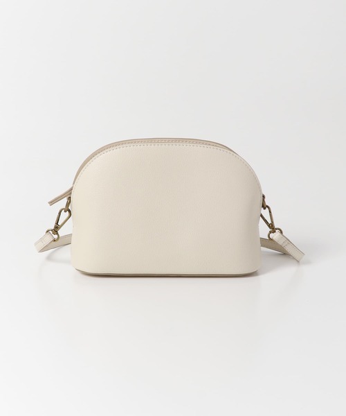 SENSE OF PLACE by URBAN RESEARCH（センスオブプレイスバイアーバンリサーチ）の「クラシカルショルダーバッグ（ショルダーバッグ・レディース・ライトベージュ/ブラック/グリーン系その他/アイボリー・ONE）」の8枚目の写真