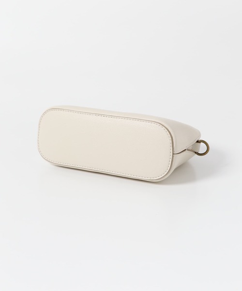 SENSE OF PLACE by URBAN RESEARCH（センスオブプレイスバイアーバンリサーチ）の「クラシカルショルダーバッグ（ショルダーバッグ・レディース・ライトベージュ/ブラック/グリーン系その他/アイボリー・ONE）」の10枚目の写真