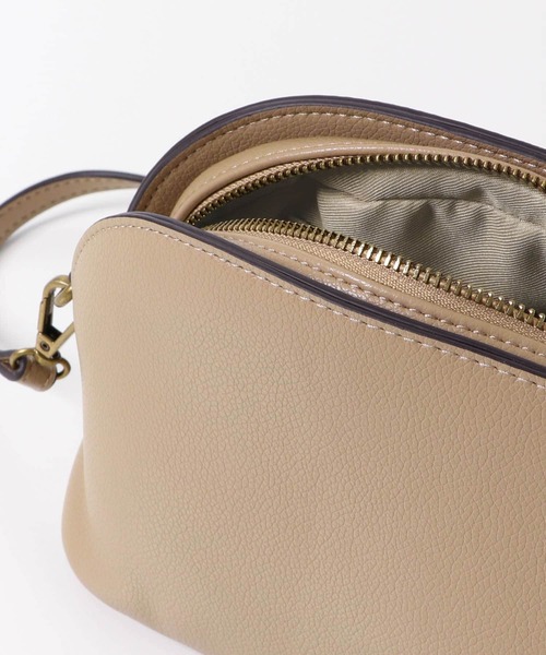 SENSE OF PLACE by URBAN RESEARCH（センスオブプレイスバイアーバンリサーチ）の「クラシカルショルダーバッグ（ショルダーバッグ・レディース・ライトベージュ/ブラック/グリーン系その他/アイボリー・ONE）」の13枚目の写真