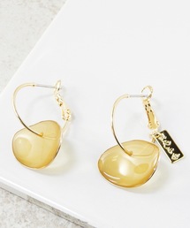 The Rule ザルール:Bowl hoop pierced earring:ボール フープピアス