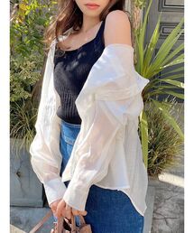 RESEXXY | ミディアムシアーシャツ(シャツ/ブラウス)