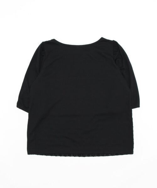 BE NEAT（ビーニート）の「【日本製】フロントツイードプルオーバー（Tシャツ/カットソー・レディース・チャコールグレー/ブラック・M）」の17枚目の写真