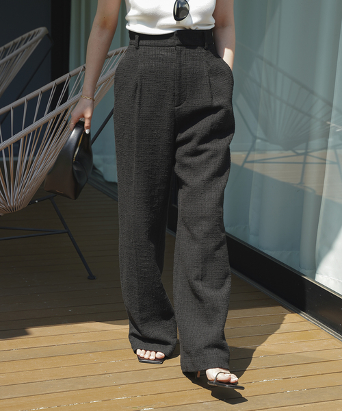 Deuxieme Classe（ドゥーズィエムクラス）の「Tweed Wide パンツ