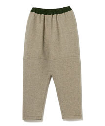 homspun（ホームスパン）の「homspun / メルトンギャザーパンツ