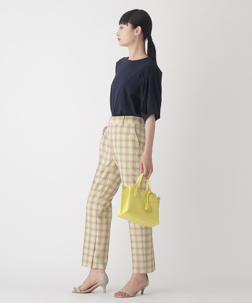 OPAQUE.CLIP(オペークドットクリップ)の「◆シルキーコットン パフスリーブカットソー【WEB限定カラー・サイズ】(Tシャツ/カットソー・レディース・チャコールグレー/ブラック/ブラウン系その他5/ホワイト系/ネイビー系5・40/38/42/36)」の17枚目の写真