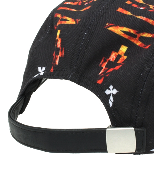 MARCELO BURLON(マルセロ・バーロン)の「MARCELO BURLON 『FIRE CROSS CAMPER』 CAP(キャップ・メンズ・ブラック・MEDIUM)」の4枚目の写真