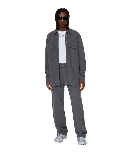 DIESEL（ディーゼル）の「メンズ シャツ スウェット素材