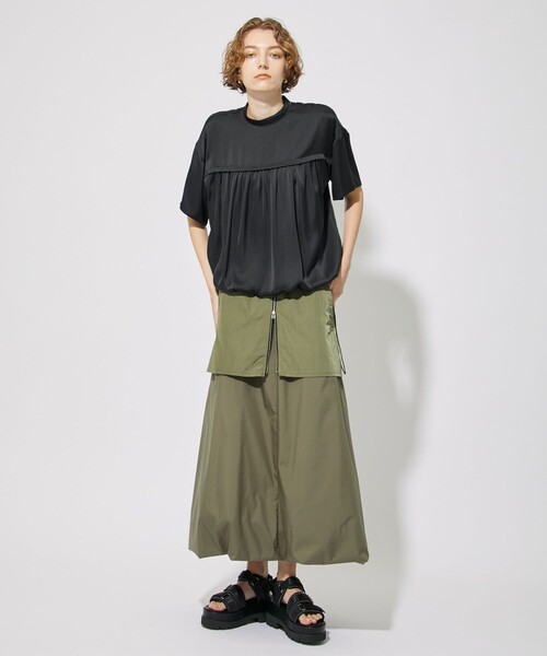 CITY TOKYO（シティトウキョウ）の「ドローコードギャザーブラウス（シャツ/ブラウス・レディース・ブラック/ブルー・FREE）」の17枚目の写真